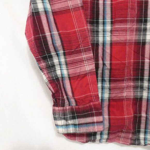 LEVI'S | medium 10-12 years | Casual Plaid Button-Up Shirt | 2 Pockets | NWOT - Picture 12 of 14